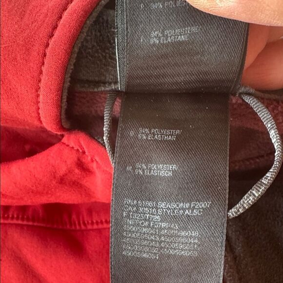 The North Face APEX Softshell Men's Red Performance Jacket Zipper Up Size L GUC - Picture 12 of 13